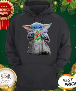 Baby Yoda Hug Mountain Dew Star Wars Mandalorian Hoodie