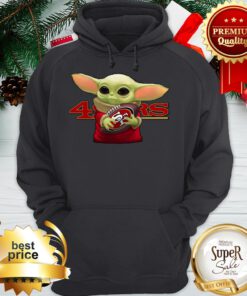 Baby Yoda Hug San Francisco 49ers Limited Edition Hoodie