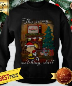 Brown Snoopy This Is My Hallmark Christmas Movie Sweatshirt