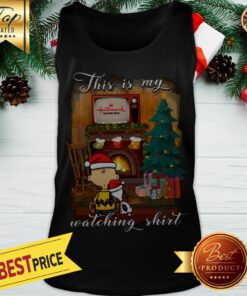 Brown Snoopy This Is My Hallmark Christmas Movie Tank Top
