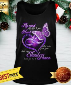 Brush Footed Butterfly My Mind Heart Soul Peace Tank Top