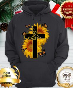 Butterfly Massage Therapist Christ Sunflower Hoodie