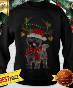 Cairn Terriers Gorgeous Reindeer Crewneck Sweatshirt