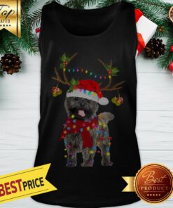 Cairn Terriers Gorgeous Reindeer Crewneck Tank Top