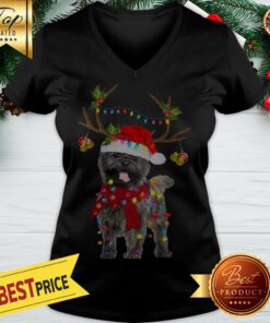 Cairn Terriers Gorgeous Reindeer Crewneck V-neck