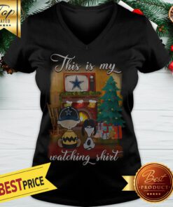 Charlie Brown Snoopy This Is My Hallmark Christmas Movie V-neck