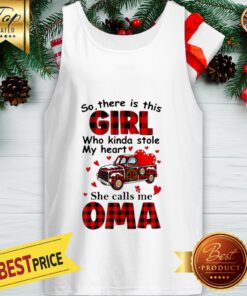 Christmas Girl Who Kinda Stole My Heart She Calls Me Oma Tank Top