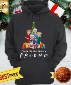 Christmas Golden Girls Chibi Thank You For Being A Friend Hoodie