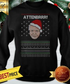 David Attenborough Attenbrrr Ugly Christmas Sweatshirt