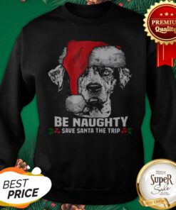 Dog Be Naughty Save Santa Catahoula Cur Xmas Sweatshirt