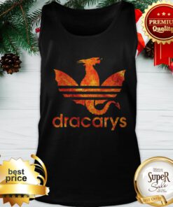 Dracarys Dragon Fire GOT Game Of Thrones Daenerys Targaryen Adidas Logo Tank Top