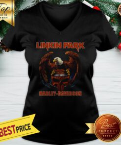 Eagle Linkin Park Harley Davidson V-neck