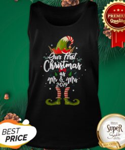 Elf Our First Christmas As Mr & Mrs 2019 Christmas Tank Top