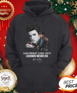 Elvis Presley Legends Never Die 1935 1977 Signature Hoodie