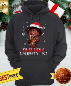 Freddy Krueger I'm On Santa's Naughty List Christmas Sweatshirt