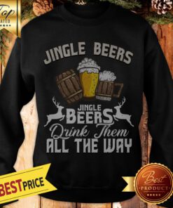 Funny Drinking Beers Christmas Sweatshirt