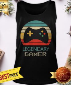 Funny Play Video Game Legendary Gamer Vintage Tank Top