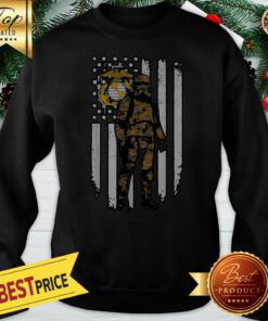 Good Stormtrooper America Flag US Marine Corps Camo Sweatshirt