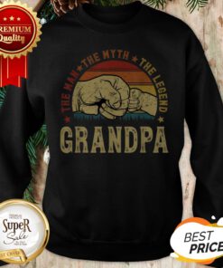 Grandpa The Man The Myth The Legend Vintage Sweatshirt