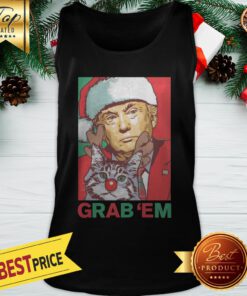 Hot Trump Cat Grab Em Holiday Tank Top