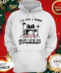 I'm Just A Girl Who Fell I Love With The Drummer Flower Hoodie