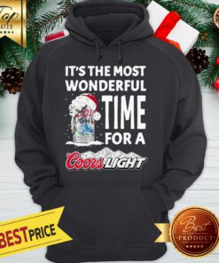 It's The Most Wonderful Time For A Coors Light Christmas Hoodie