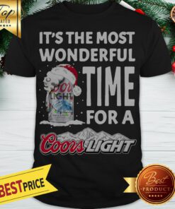It's The Most Wonderful Time For A Coors Light Christmas Shirt