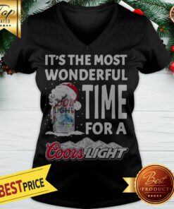It's The Most Wonderful Time For A Coors Light Christmas V-neck