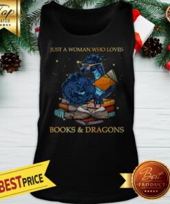 Just A Woman Who Loves Books & Dragons Tank Top