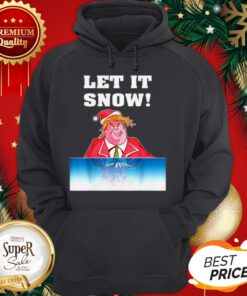 Let It Snow Trump Cocaine Santa Sweater White Christmas Hoodie