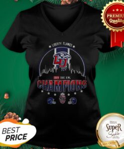Liberty Flames 2019 Champions Cure Bowl V-neck