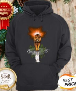 Lion Cross Jesus Reflection Water Mirror Sheep Hoodie