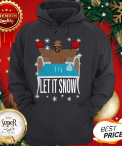 Mike Tyson Walmart Cocaine Santa Let It Snow Christmas Hoodie