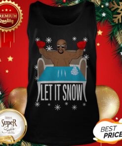 Mike Tyson Walmart Cocaine Santa Let It Snow Christmas Tank Top