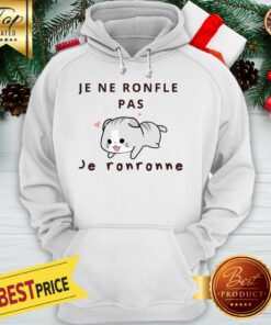 Mochi Cat Cute Je Ne Ronfle Pas Je Ronronne Hoodie
