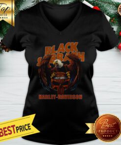 Motorcycles Harley-Davidson Eagle Black Sabbath V-neck