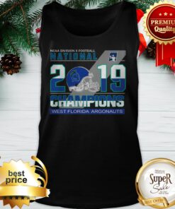 NCAA Division II Football National 2019 Champions West Florida Argonauts Tank Top