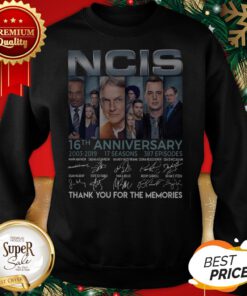 NCIS 16th Anniversary Thank You For The Memories Signature ShirtNCIS 16th Anniversary Thank You For The Memories Signature Sweatshirt