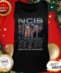 NCIS 16th Anniversary Thank You For The Memories Signature ShirtNCIS 16th Anniversary Thank You For The Memories Signature Tank Top