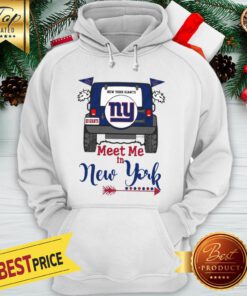 New York Giants Go Giants Meet Me In New York Car Hoodie
