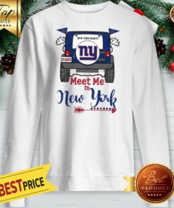 New York Giants Go Giants Meet Me In New York Car Sweatshirt