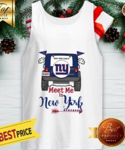 New York Giants Go Giants Meet Me In New York Car Tank Top