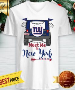 New York Giants Go Giants Meet Me In New York Car V-neck