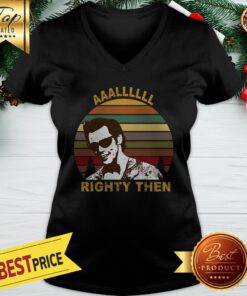 Official Ace Ventura Pet Detective Aaallllll Righty Then Vintage V-neck