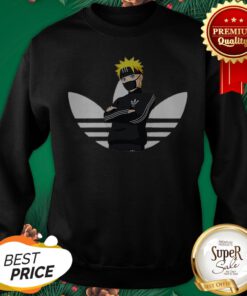 Official Adidas Naruto Face Mask Sweatshirt