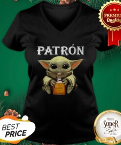Official Baby Groot Hug Patron Tequila V-neck