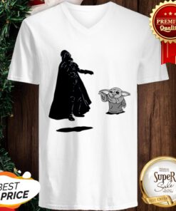 Official Baby Yoda And Darth Vader V-neck