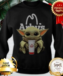 Official Baby Yoda Hug Arbys Star Wars Sweatshirt