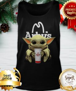 Official Baby Yoda Hug Arbys Star Wars Tank Top