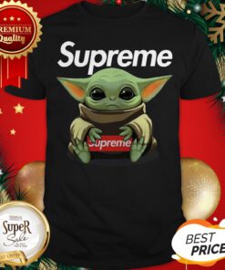 Official Baby Yoda hug Supreme Shirt